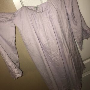 Off the shoulder dress